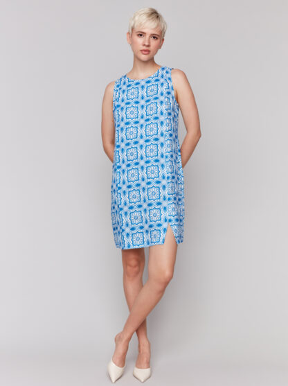 Charlie B- Printed Sleeveless Dress- Illusion. Charlie B Style: C3204-229B-P832