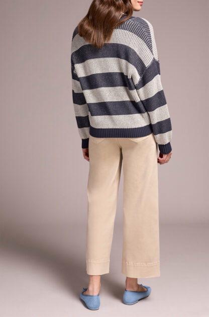 Tribal Sweater Cardigan- Sapphire . Tribal Style: 2253O-576-0805 Back