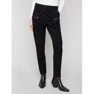 Charlie B Baby Corduroy Jogger Pant- Black . Charlie B Style: C5438RR-663B-001