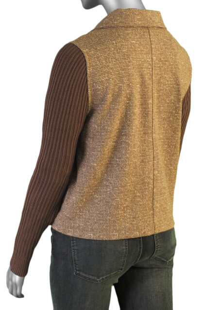 Liverpool Shacket - Brown Camel Herringbone . Liverpool Style: LM1C29TL10 Back