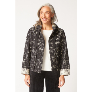 Habitat Autumn Check Cargo Hoodie- Black . Habitat Style: 21826