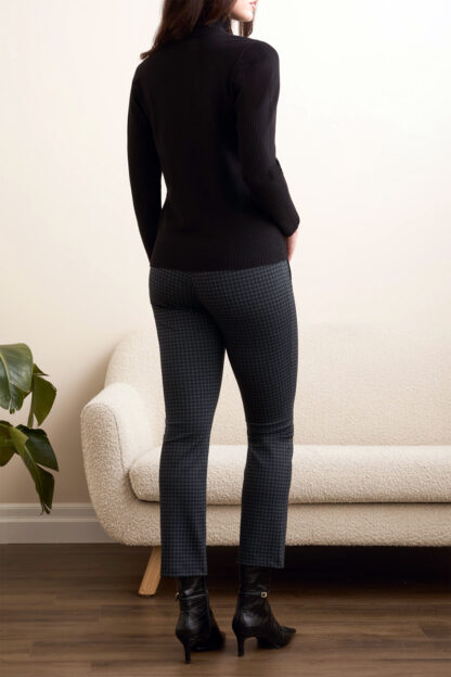 Tribal Long Sleeve Turtle Neck Sweater- Black . Tribal Style: 2292O-835-0002 Back