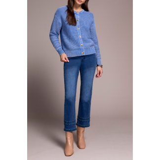 Tribal Sweater Cardigan- Ultra Blue . Tribal Style: 5904O-4632-2421