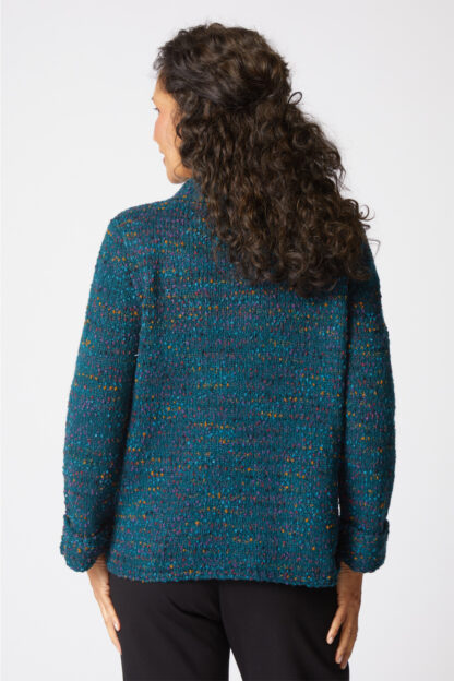 Habitat Confetti Funnel Neck Pullover- Juniper . Habitat Style: 89056 JNP Back