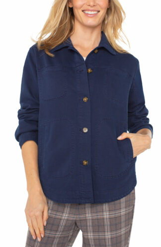 Liverpool Shirt Jacket- Navy Dusk