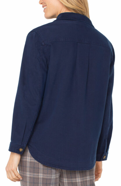 Liverpool Shirt Jacket- Navy Dusk. Liverpool Style: LM1A53QTA Back