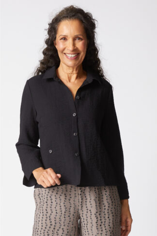 Habitat Express Solid Jill Shirt- Black . Habitat Style: 30690 BLK