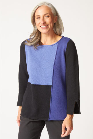 Habitat Yin Yang Seemed Pullover- Midnight . Habitat Style: 81257 MDN