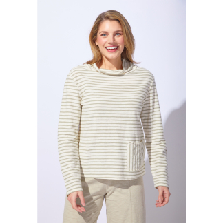 Escape Santa Barbara Stripe Chill- Ivory . Escape Style: 23541 IVY