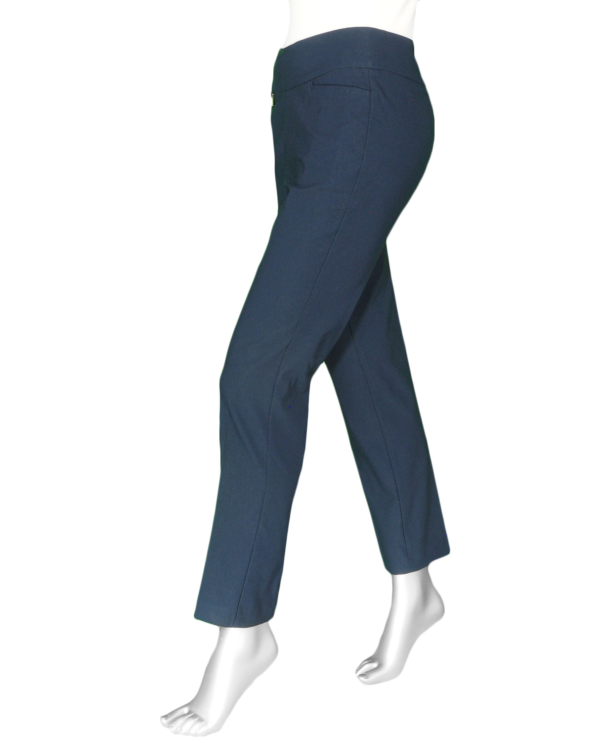 Lulu-B Pull On Ankle Pant- Navy - Image 2