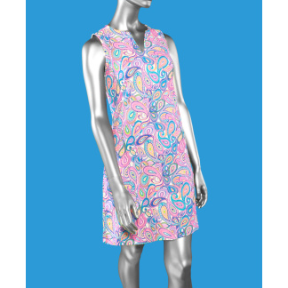 Lulu-B Open Cut Dress- Paisley