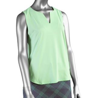 Lulu-B Key Hole Top- Clear Lime