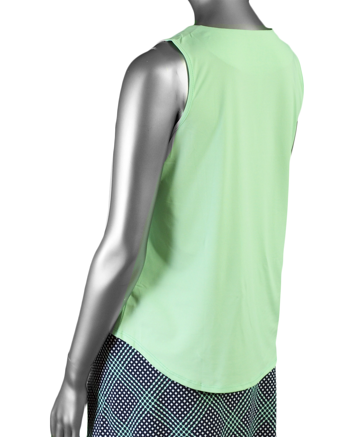 Lulu-B Key Hole Top- Clear Lime - Image 2