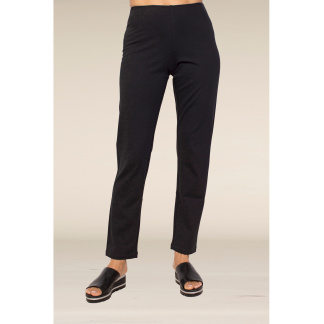 Habitat Luxe Ponte Straight Pant- Black