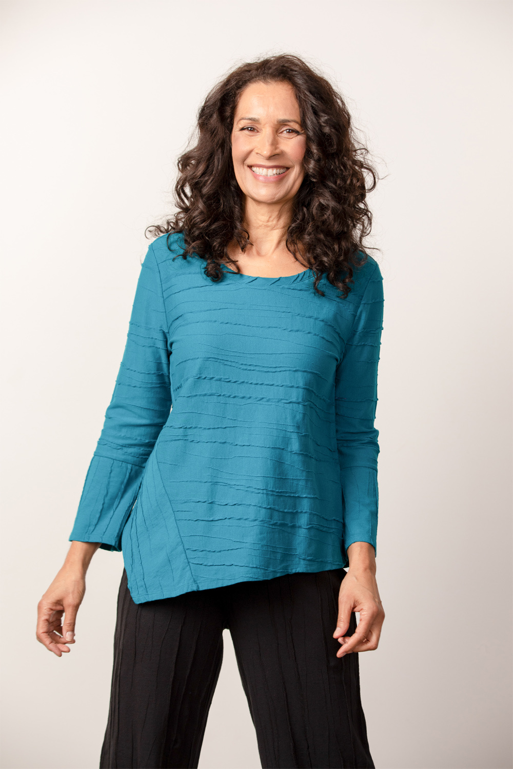 Habitat Steady Stream Pullover- Teal . Style: 16526