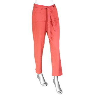 Liverpool Belted Straight Crop- Rosebud . Style: LM4570ME