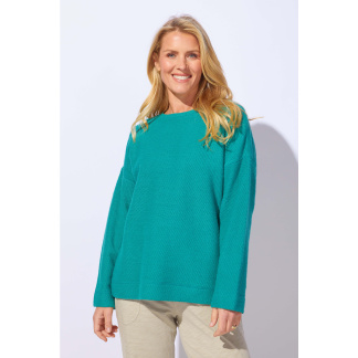 Escape Cool Breeze Terry Pullover- Emerald