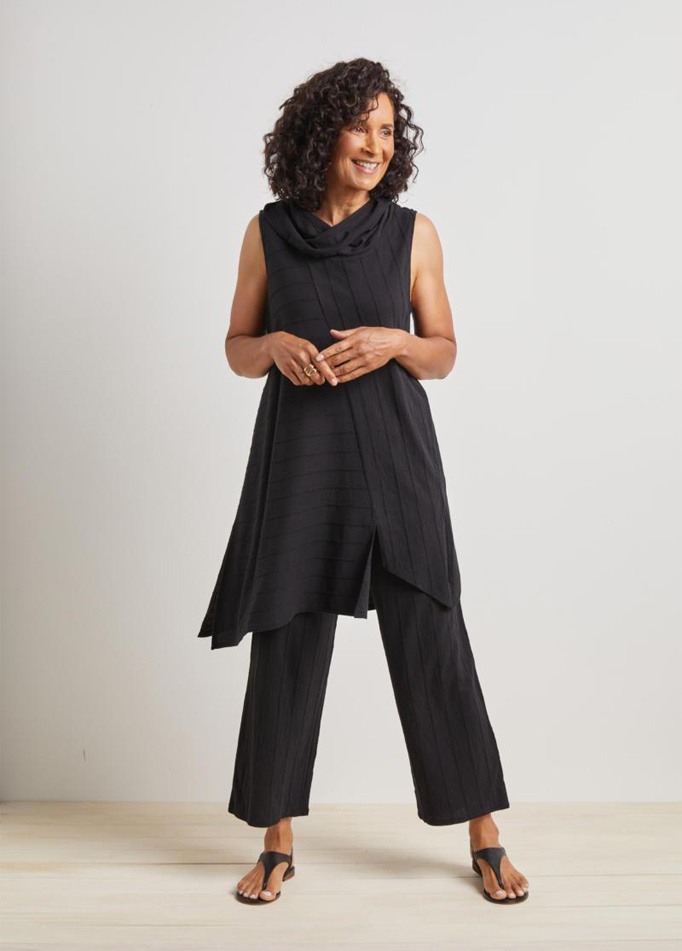 Habitat Tuck Pleat Easy Pant- Black. Style: 16460
