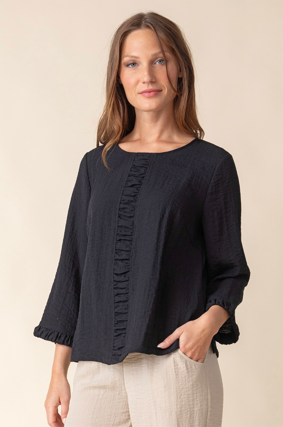 Habitat Express Travel Cindy Top- Black