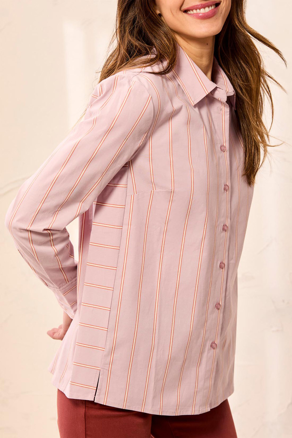 Tribal Button Up Shirt- Violet Ice. Tribal Style: 3204O-8402-3391