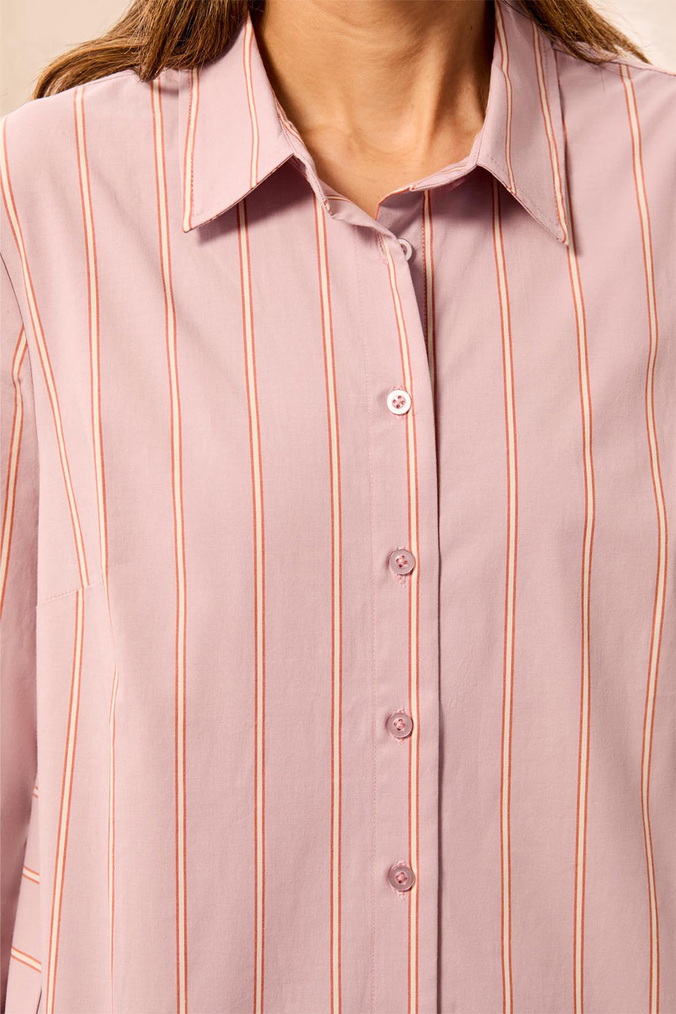 Tribal Button Up Shirt- Violet Ice. Tribal Style: 3204O-8402-3391 Close up