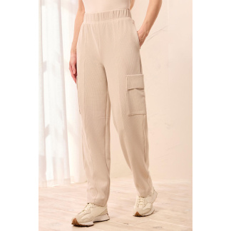 Tribal Ankle Pant with Cargo Pockets- Sand Dune . Tribal Style: 3278O-8561-2416