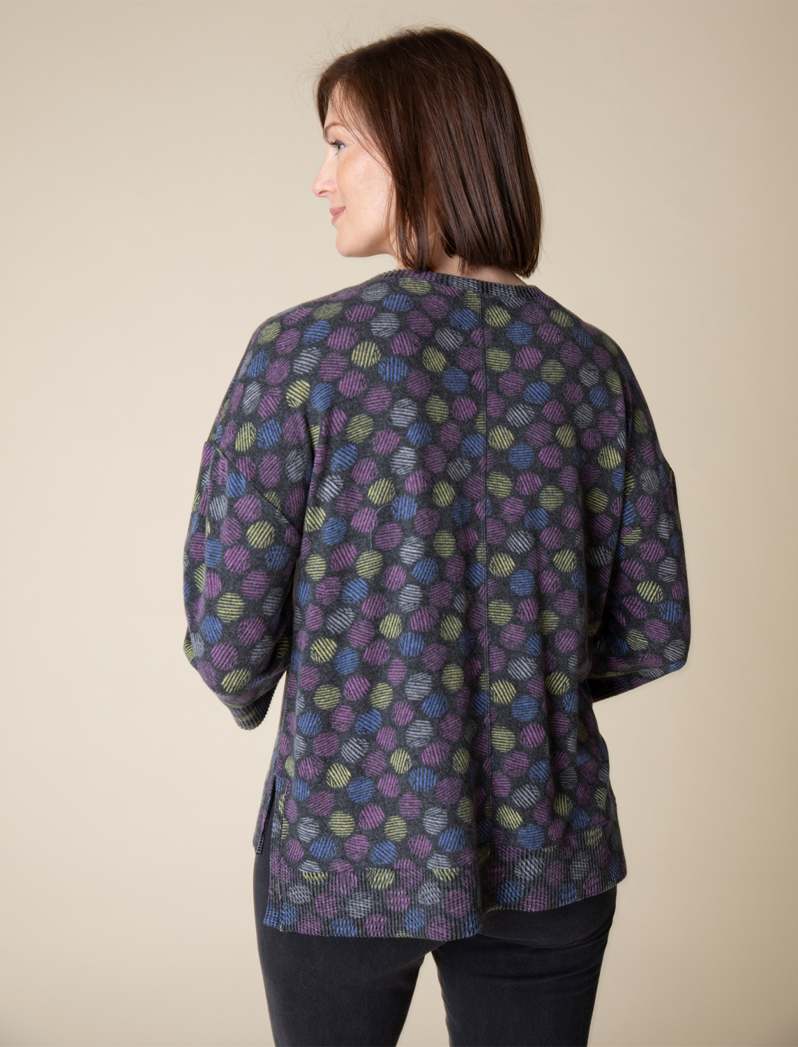 Habitat Fleece Boxy Crew- Jam - Image 2