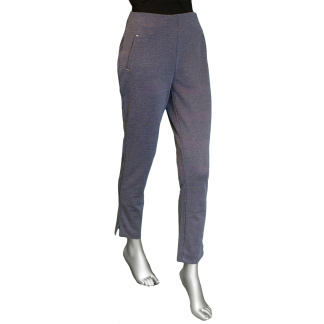 Tribal Pull On Ankle Pant- Sapphire