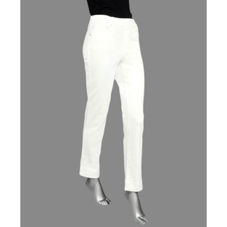 Tribal Pull On Pant- Cream . Tribal Style: 1097O-2020W-0026