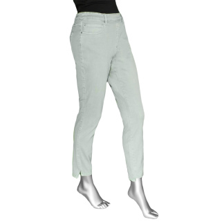 Tribal 5 Pocket Pull On Ankle Pant - Pearl Blue