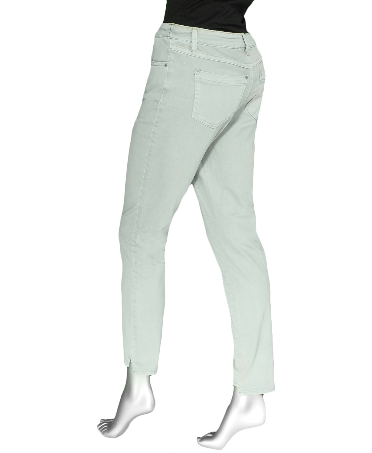 Tribal 5 Pocket Pull On Ankle Pant - Pearl Blue - Image 2