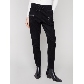 Charlie B Baby Corduroy Jogger Pant- Black
