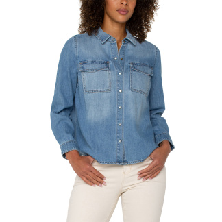 Liverpool Shirt with Pockets- Laguna Negel